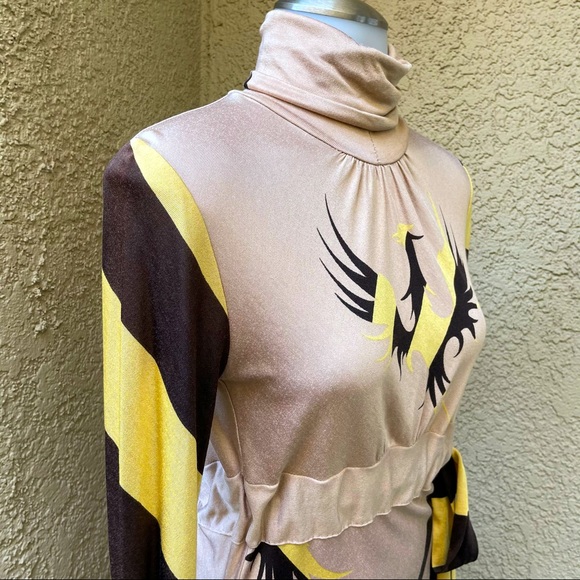 Vintage multicolored Samantha Treacy silk dress - Picture 6 of 13